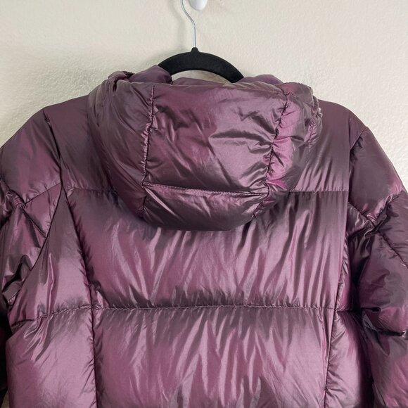 Eddie Bauer Womens Medium Down EB550 Puffer Coat Luna Peak Parka Hooded Jacket - Picture 10 of 11